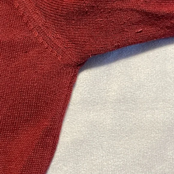 ModCloth women’s size Medium red lightweight cardigan - Picture 7 of 7